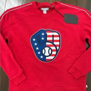 Milwaukee Brewers Women’s Antigua Pullover Sweatshirt